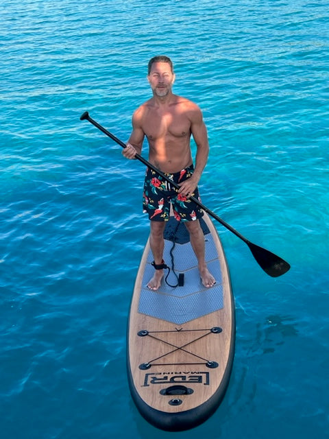 MARINE WOOD - SUP colore teak con predisposizione seggiolino